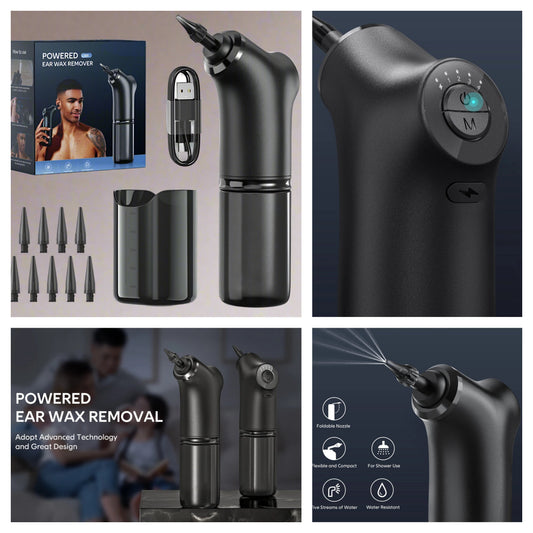 Electric Rechargeable 4 Pressure Modes Ear Wax Removal
