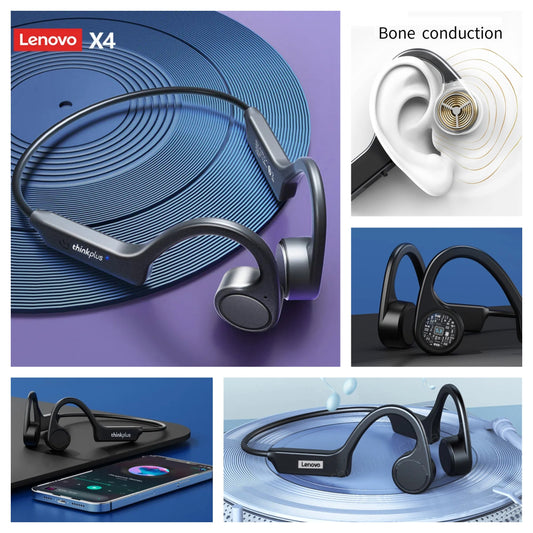 Lenovo X4 Wireless Bone Conduction HiFi-Sound Low Latency Headphones