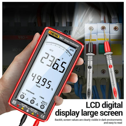 Professional Rechargeable Non-contact LCD Screen Digital Multimeter