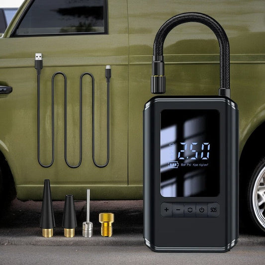 Multifunctional Rechargeable Digital Display Wireless Air Pump