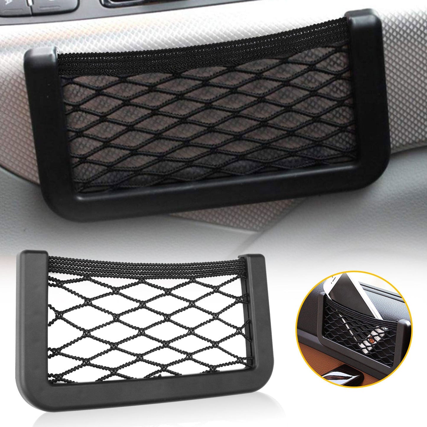 EASY STICK-ON STORAGE POCKET (2pc set)