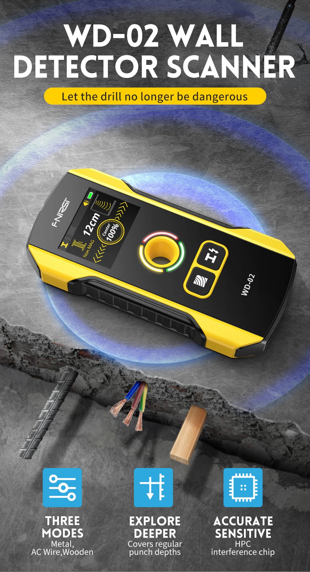 Newly Designed Metal / Wires / Wood Wall Scanner