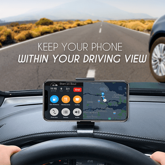 Direct-View™ 360° Dashboard EZ Clip Car Phone Mount
