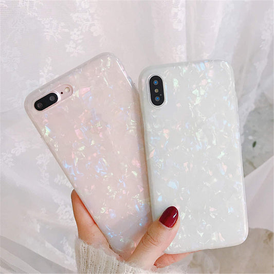 Glitter Bling Soft-Shell Case for iPhone - Indigo-Temple