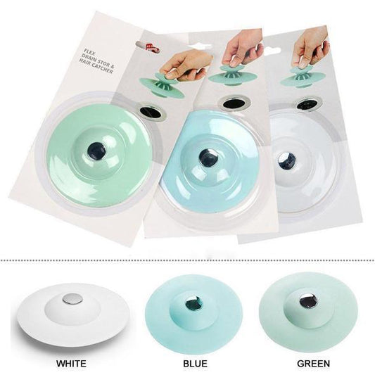 Easydrain™ Multi Functional Drain Stopper (3 pcs) - Indigo-Temple