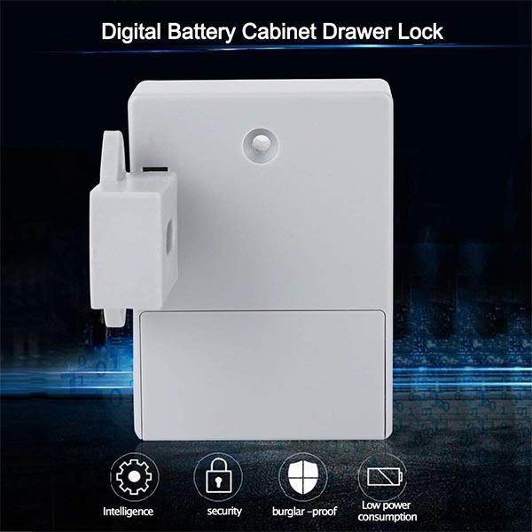 Digital Smart Induction Drawer Lock (hidden, no holes, no keys) - Indigo-Temple