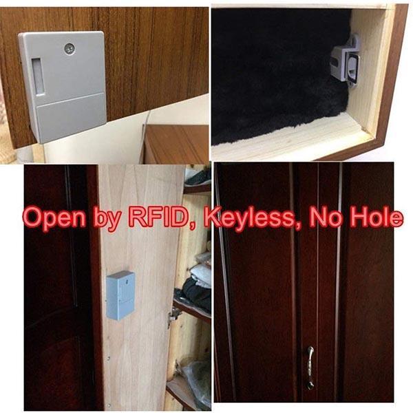 Digital Smart Induction Drawer Lock (hidden, no holes, no keys) - Indigo-Temple