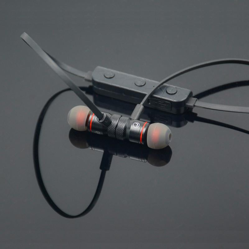 Bluetooth V4.0 Wireless Noise Reduction Earphones - Indigo-Temple