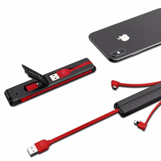 Universal Smart Device Three Way Plug & phone holder - Indigo-Temple