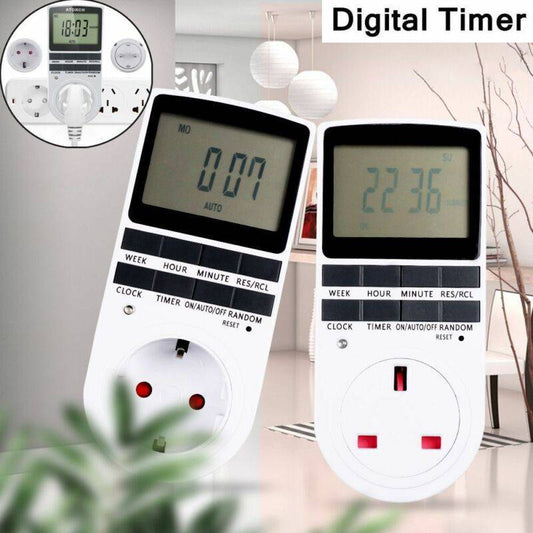 Energy-Saving Electronic Digital Timer - Indigo-Temple