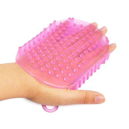 2 in 1 Silicone Sponge and Rubbing Exfoliating Glove (2pcs) - Indigo-Temple