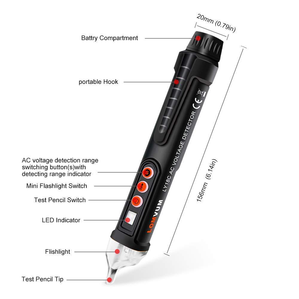 Smart-Sensor Non-Contact AC Voltage Detector - Indigo-Temple
