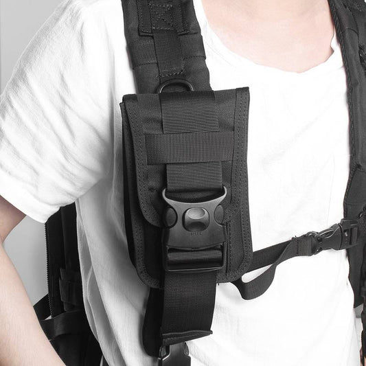 Utility Molle Phone Pouch with Card Slots & Money Pockets - Indigo-Temple