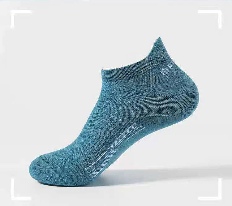 High Quality Breathable Cotton Ankle Mesh Socks (10Pairs )