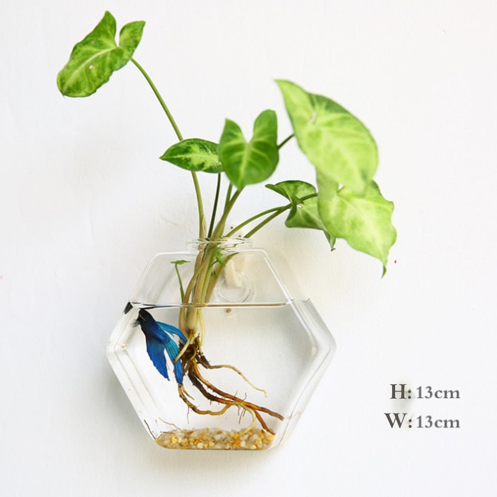 Wall Hanging Aquarium Pot Decoration