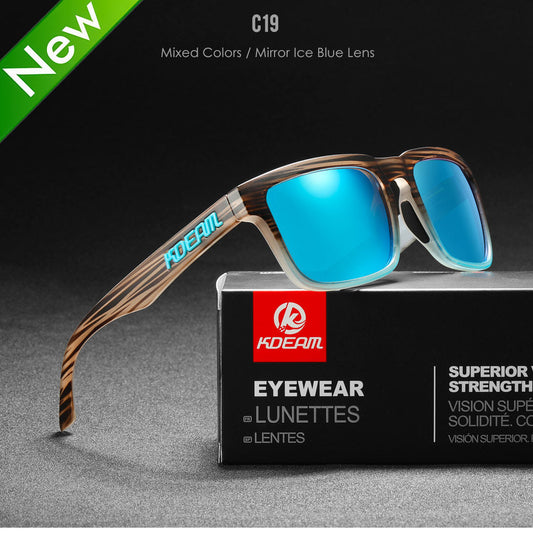 KDEAM Ultra-Stylish Square Polarized Sunglasses