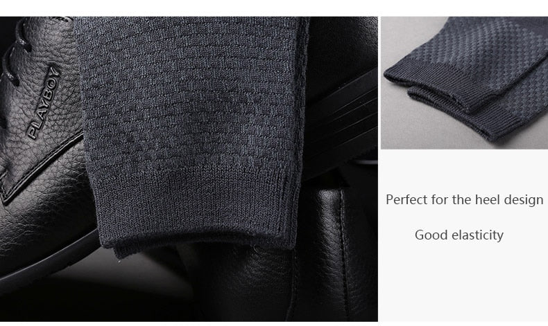 Bamboo Fiber Luxuriously Soft Breathable Antibacterial Socks For Men (10 pairs)