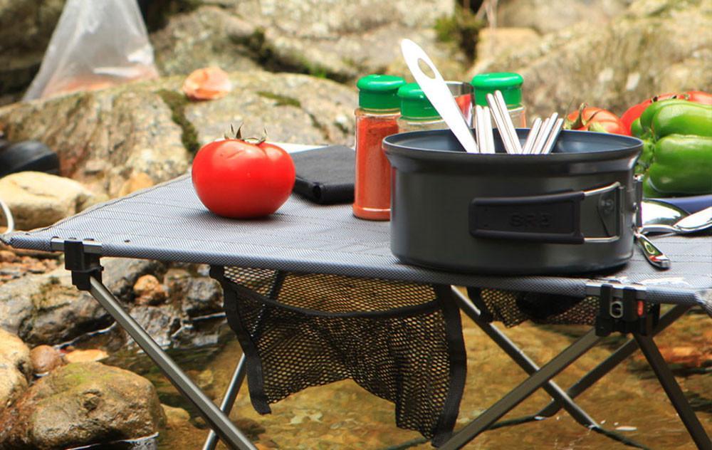 Portable Ultralight Fold-able Table - Indigo-Temple
