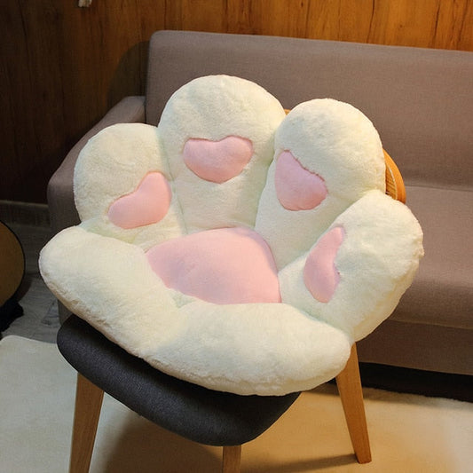 Soft Plush Paw Seat Cushion