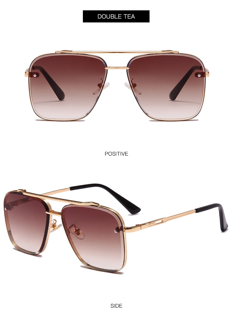 Gradient Vintage Driving Sunglasses