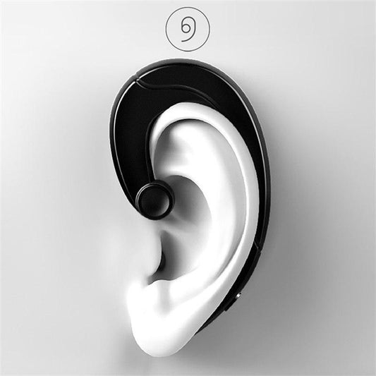 Wireless BT Earhook Headset - Indigo-Temple