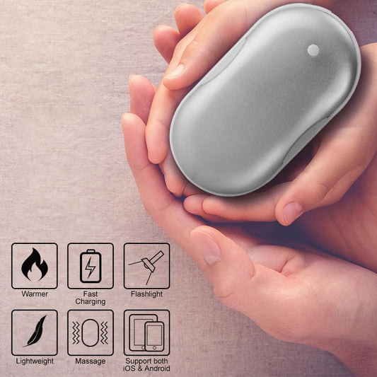 FireLight™ Double-Side Handwarmer & Mobile Power-Bank - Indigo-Temple