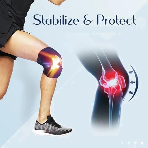 Breathable Gel & Spring Knee Support Protector