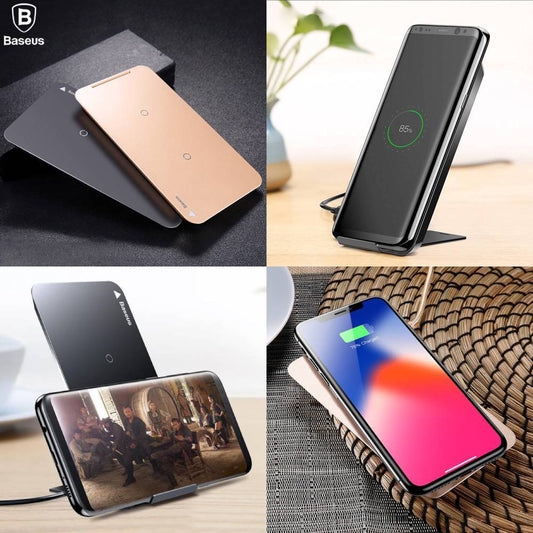 Baseus™ 3-Position Qi-Wireless Charging Pad - Indigo-Temple