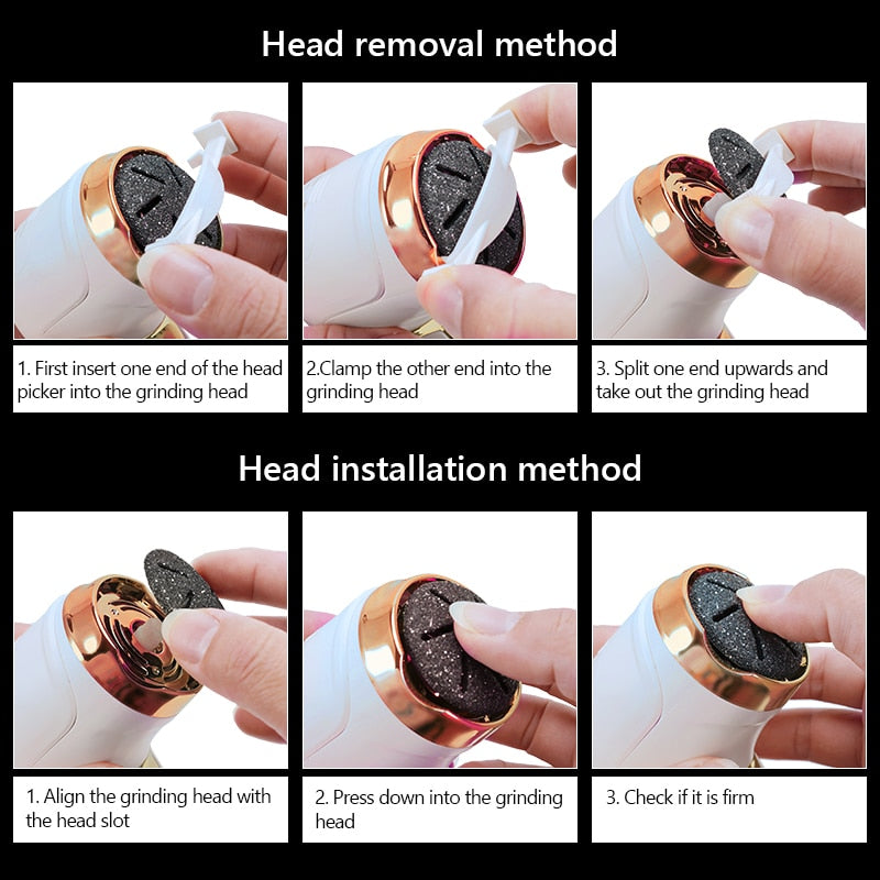 Rechargeable Waterproof Electric Callus Remover