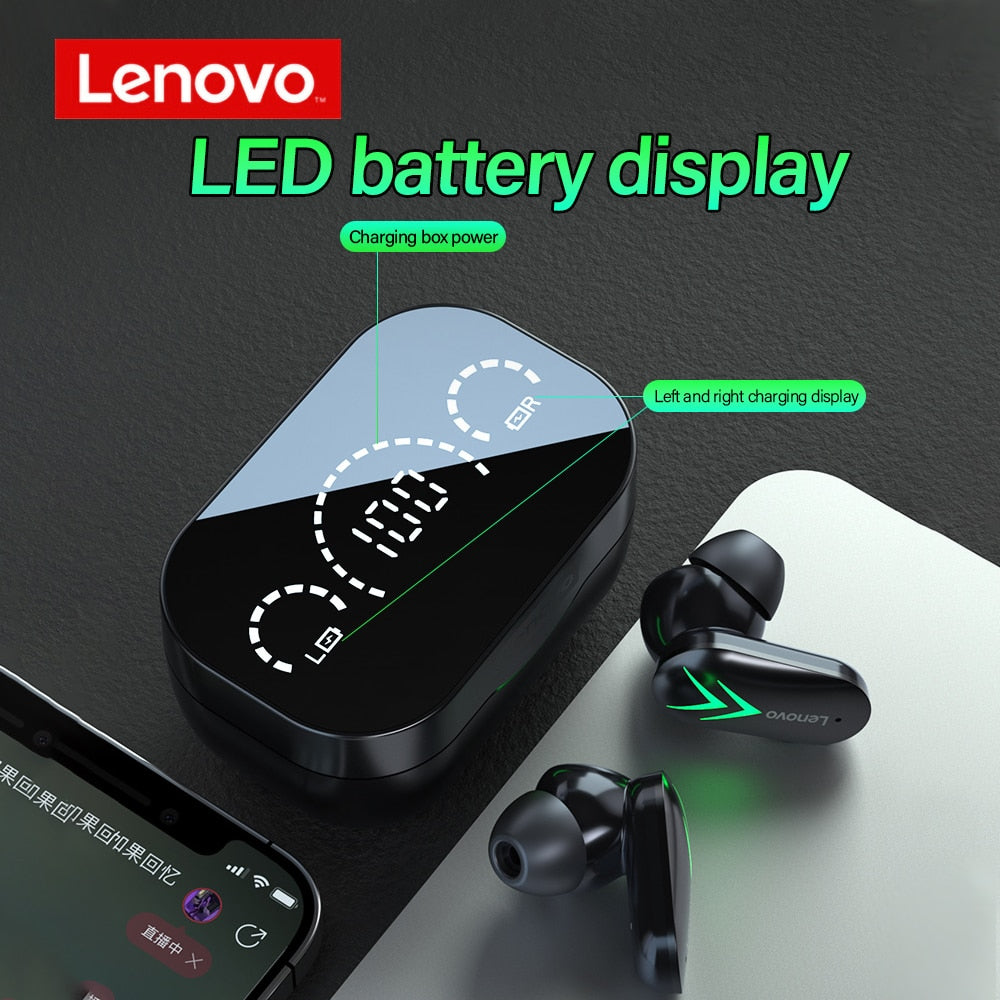 Lenovo™ Wireless Bluetooth HiFi Surround Sound Earphones