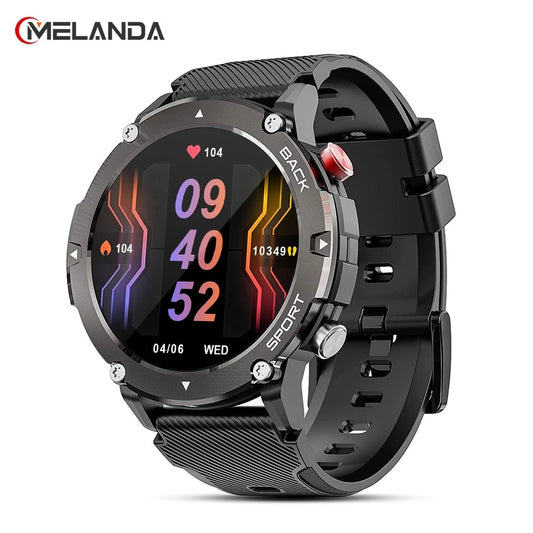 Military HD LCD Bluetooth Android / IOS Smart Watch
