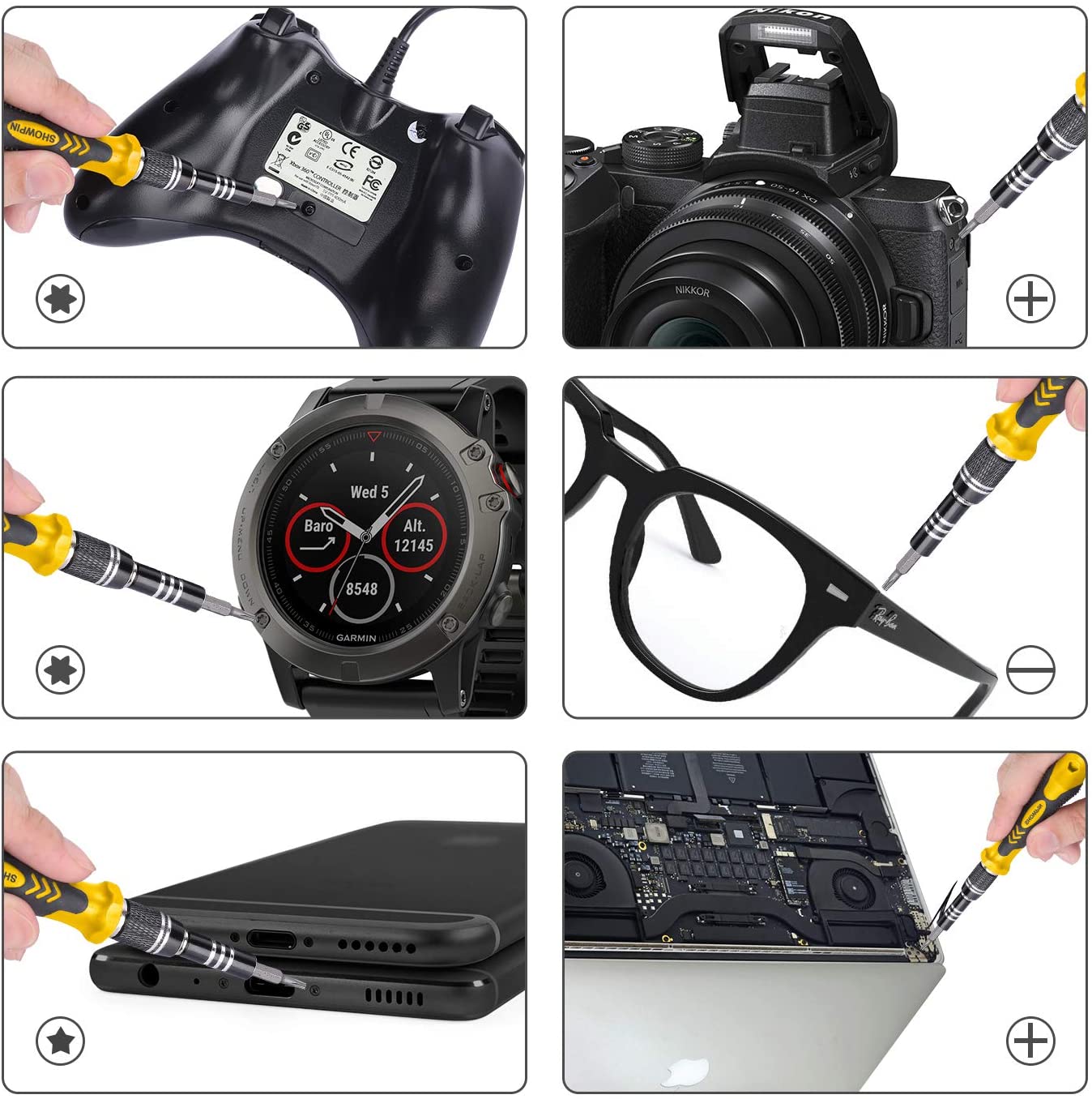 Multifunctional 122-in-1 Precision Screwdriver Set