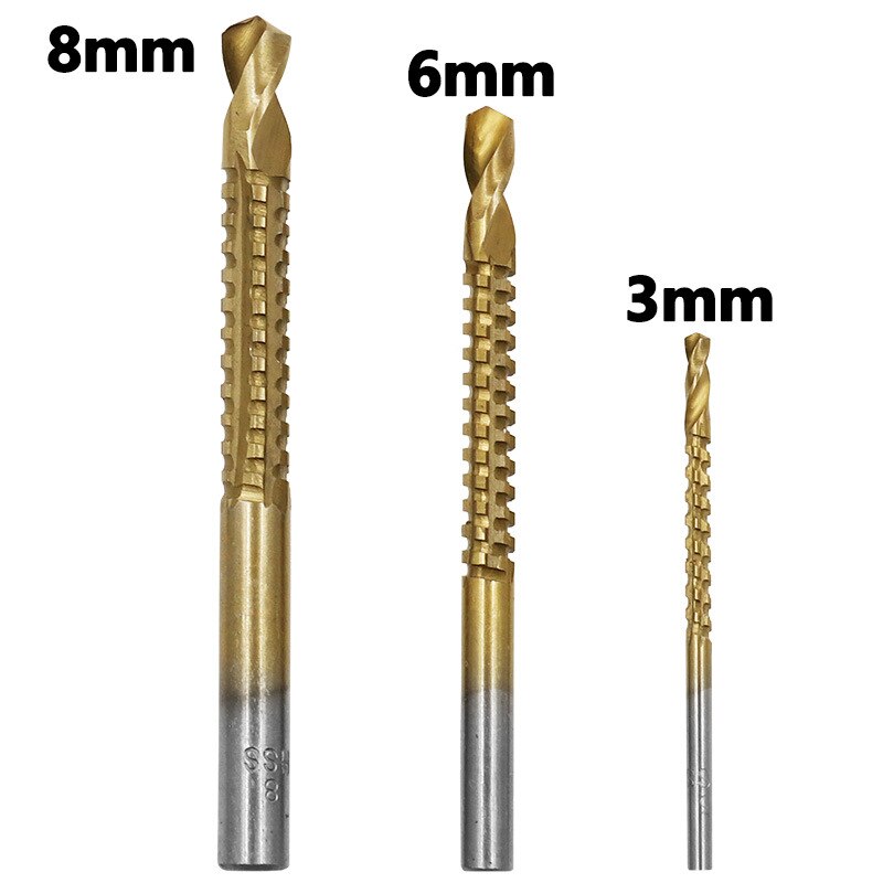 Titanium Step Drill Bit Saw Plating Set (6pcs)