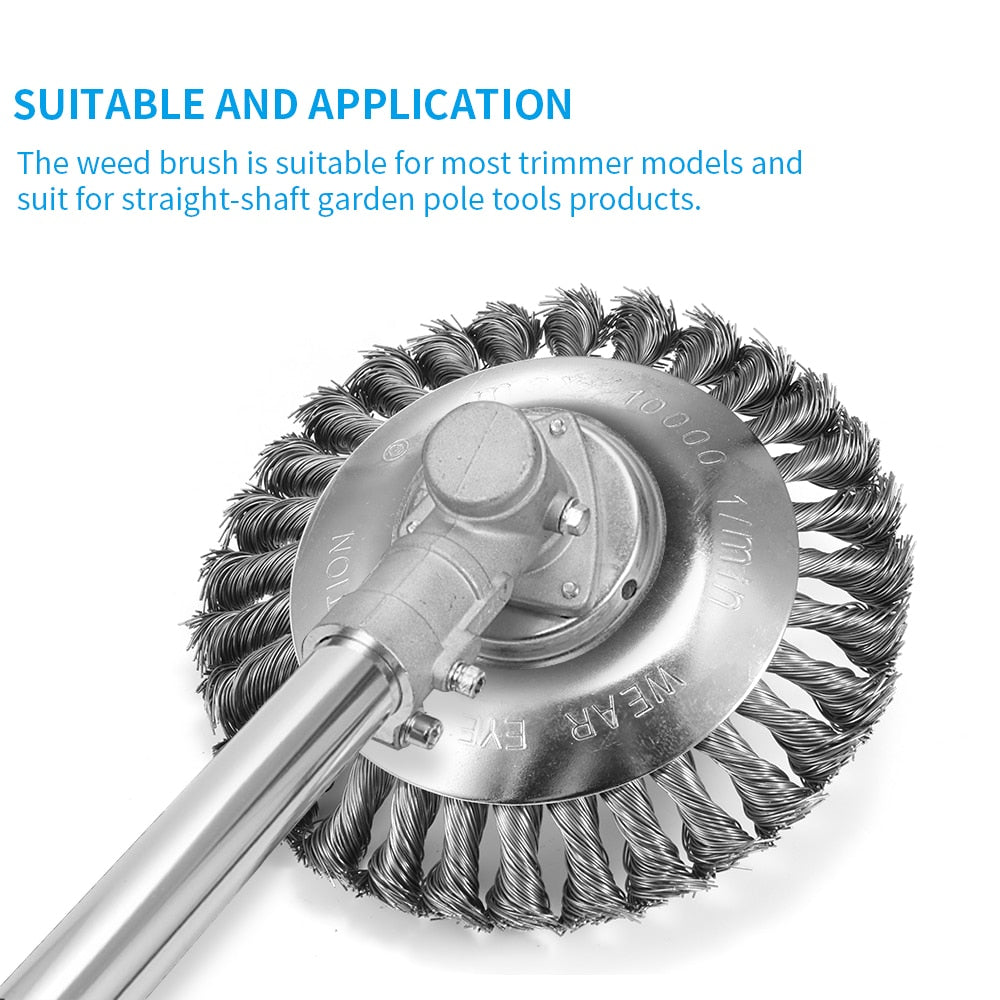 Unbreakable Steel Wire Lawn Mower Blade Head