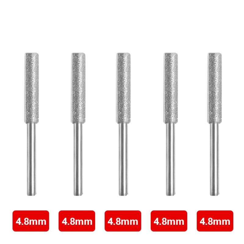 Diamond Coated Cylindrical Chainsaw Sharpening Tool
