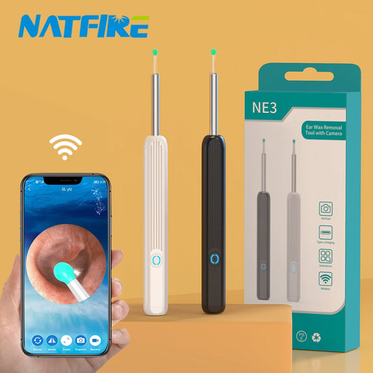 NE3™ Wireless 1080P HD Smart Wifi Ear Cleaning Otoscope