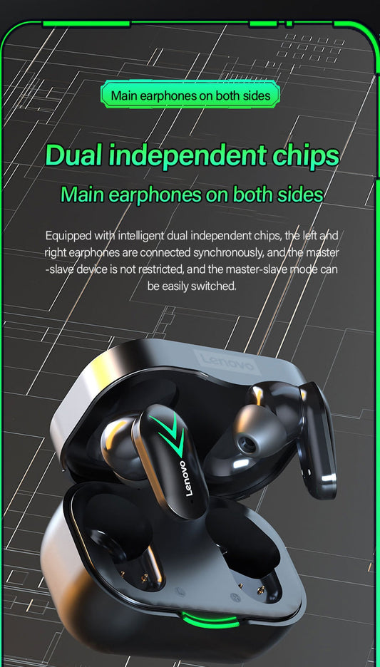 Lenovo™ Wireless Bluetooth HiFi Surround Sound Earphones