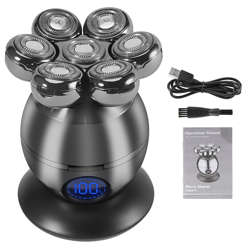 Rechargeable 7D Floating Cutter Waterproof Electric Shaver
