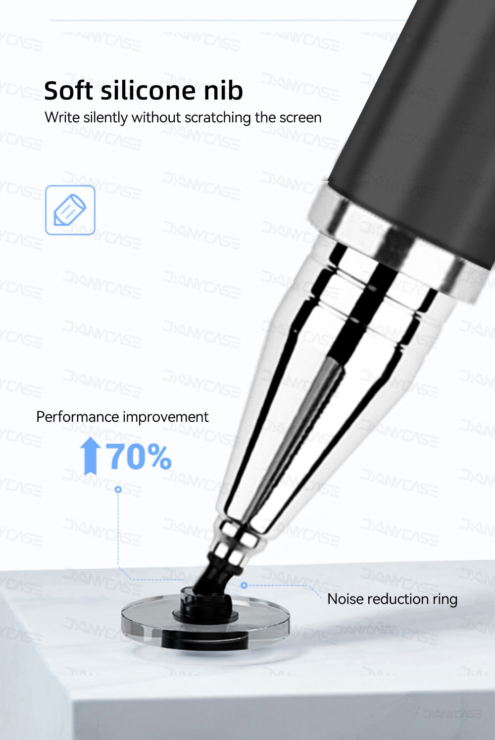2 in 1 Universal Stylus Pen For Tablet Mobile Phones