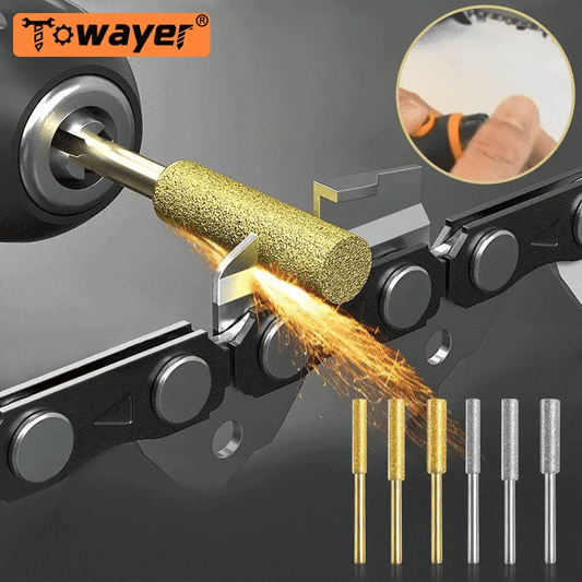 Diamond Coated Cylindrical Chainsaw Sharpening Tool