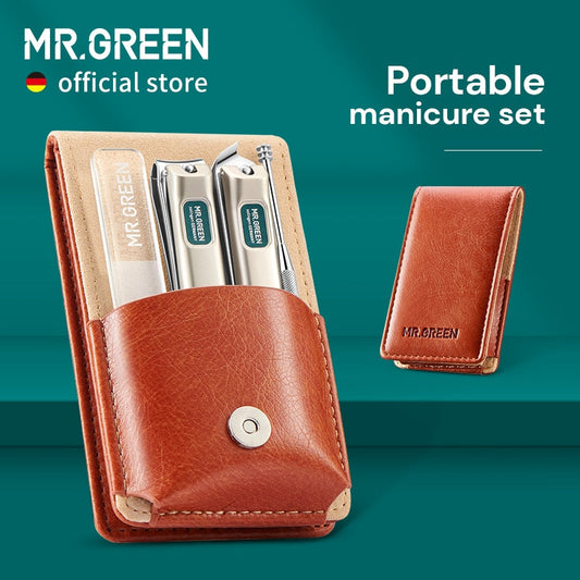 MR.GREEN Portable Stainless Steel Travel Grooming Set