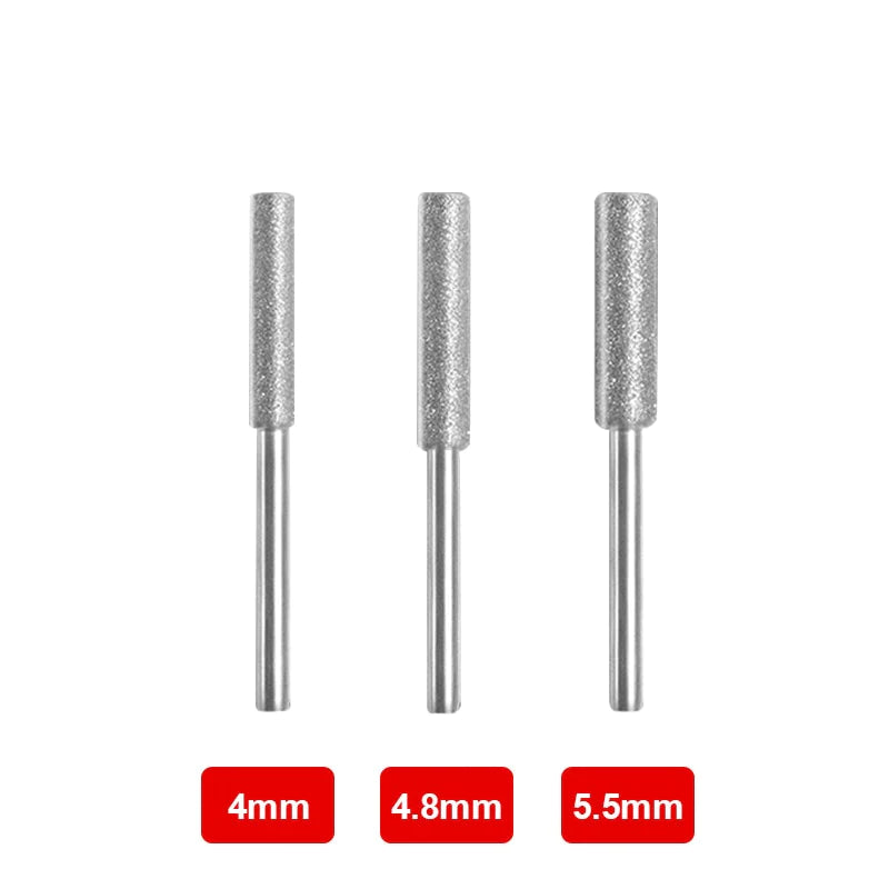 Diamond Coated Cylindrical Chainsaw Sharpening Tool