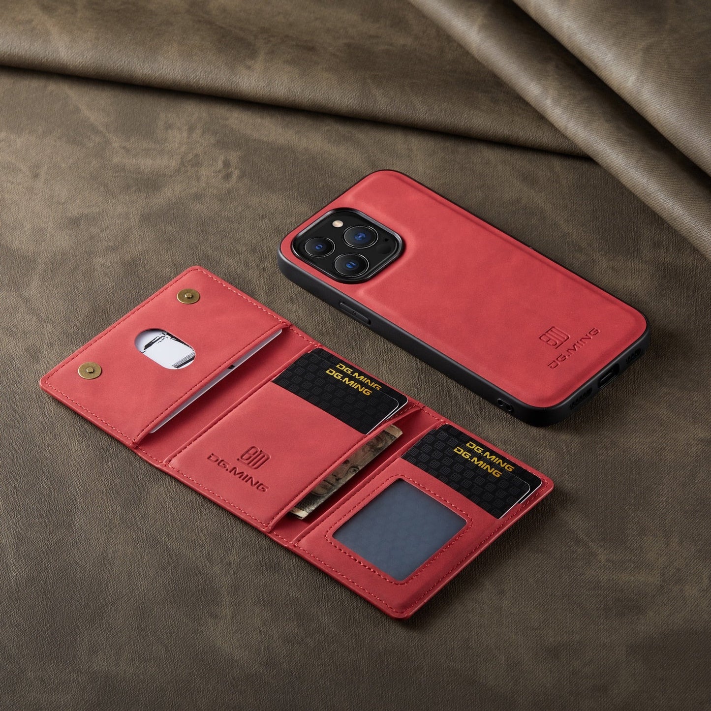 Detachable 2 in 1 Magnetic Wallet  iPhone Case
