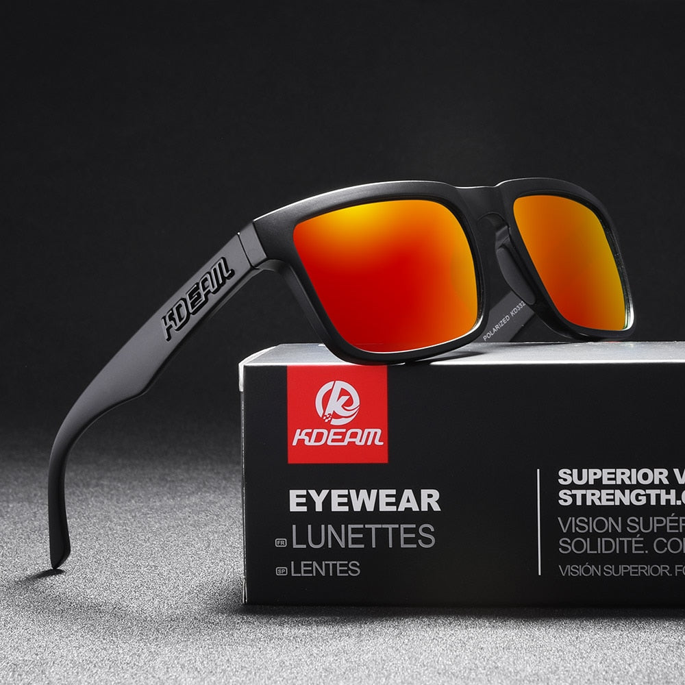 KDEAM Ultra-Stylish Square Polarized Sunglasses