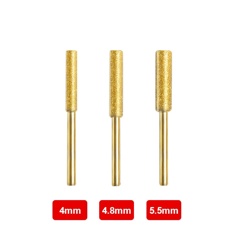 Diamond Coated Cylindrical Chainsaw Sharpening Tool