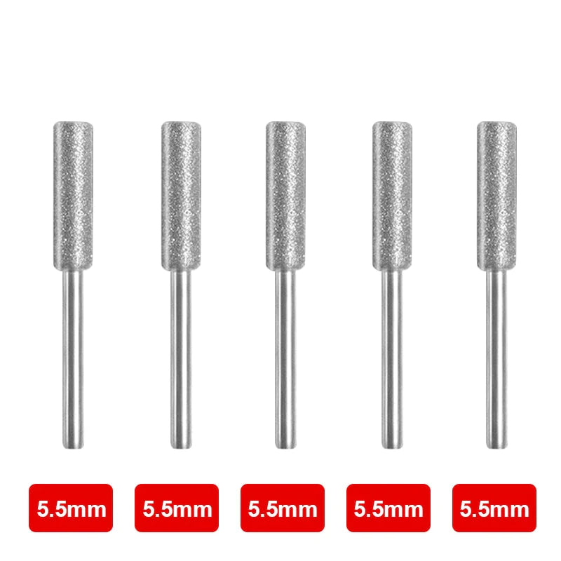 Diamond Coated Cylindrical Chainsaw Sharpening Tool