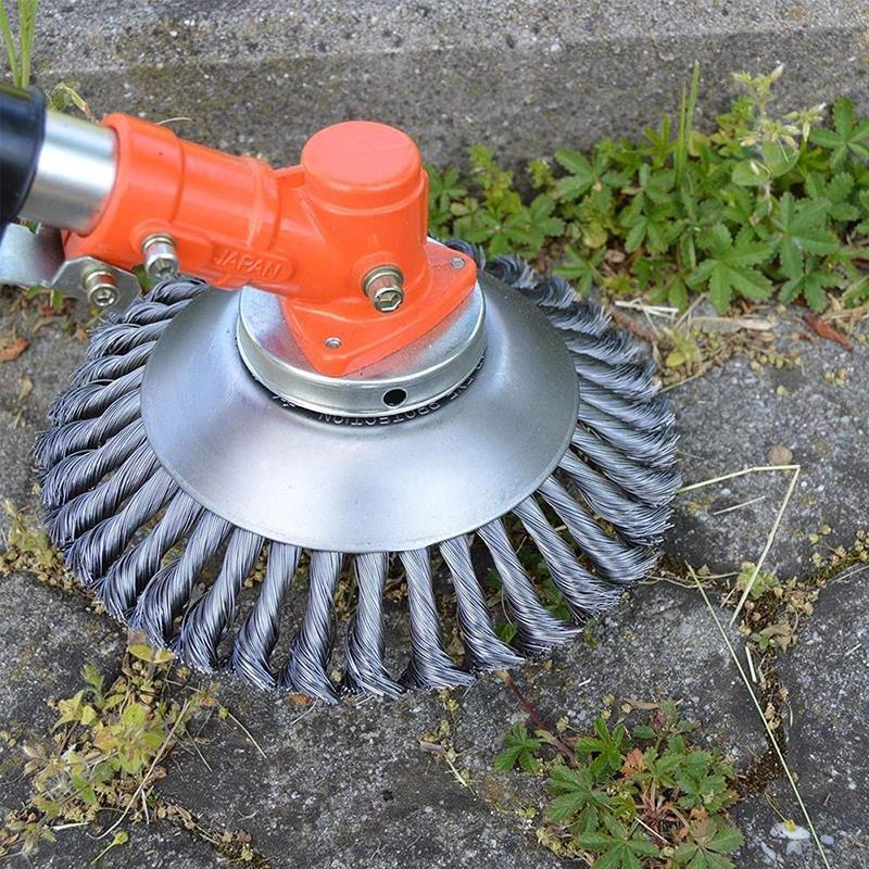 Unbreakable Steel Wire Lawn Mower Blade Head