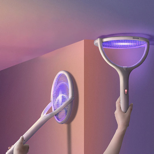 Rotatable 2 in 1 Rechargeable UV Mosquito Swatter