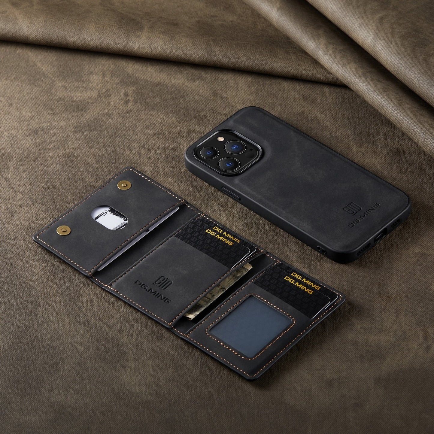 Detachable 2 in 1 Magnetic Wallet  iPhone Case