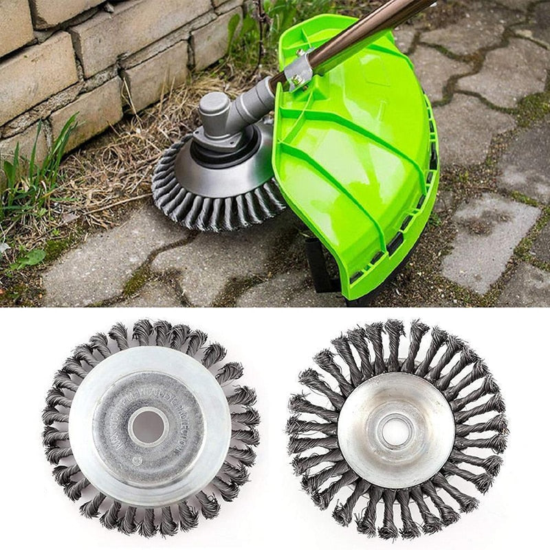 Unbreakable Steel Wire Lawn Mower Blade Head